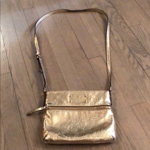 Kate Spade Gold Cross Body Purse